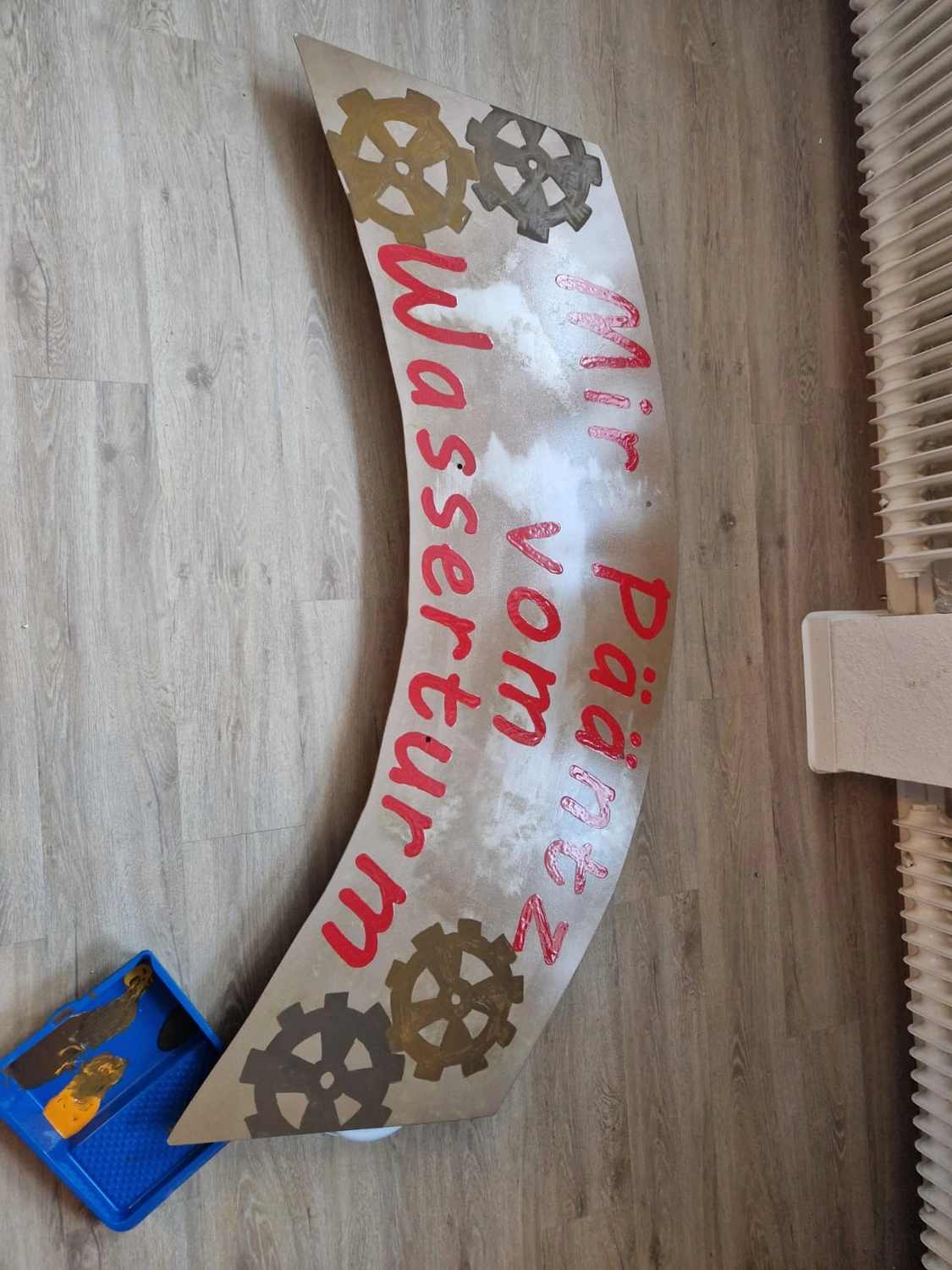 Mir Pääntz vom Wasserturm - Karnevalsverein - Tafelschild